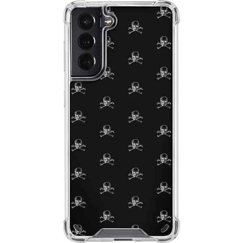 Alchemy Skull and Crossbone Pattern Galaxy S21 5G Clear Case