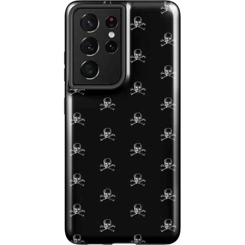Alchemy Skull and Crossbone Pattern Galaxy S21 Ultra 5G Pro Case