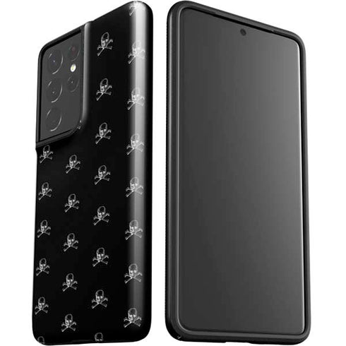 Alchemy Skull and Crossbone Pattern Galaxy S21 Ultra 5G Pro Case