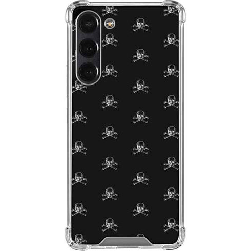 Alchemy Skull and Crossbone Pattern Galaxy S23 Plus Clear Case