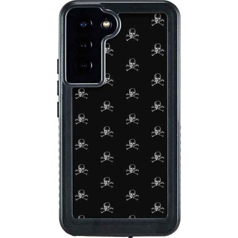 Alchemy Skull and Crossbone Pattern Galaxy S23 Plus Waterproof Case