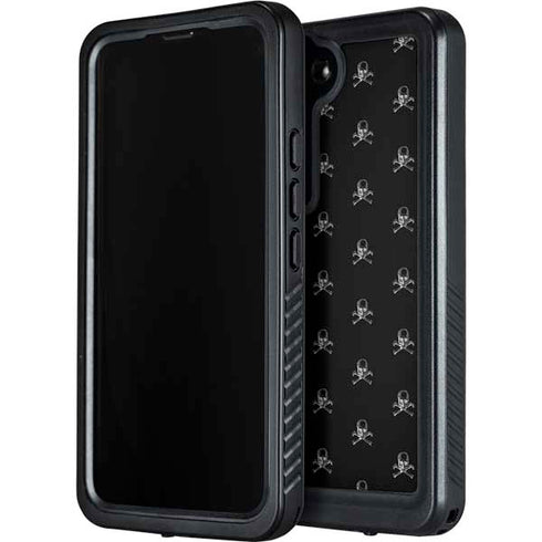 Alchemy Skull and Crossbone Pattern Galaxy S23 Plus Waterproof Case