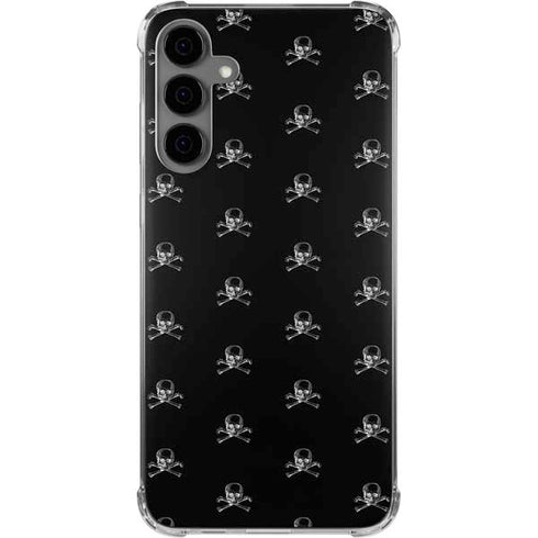 Alchemy Skull and Crossbone Pattern Galaxy S24 Plus Clear Case