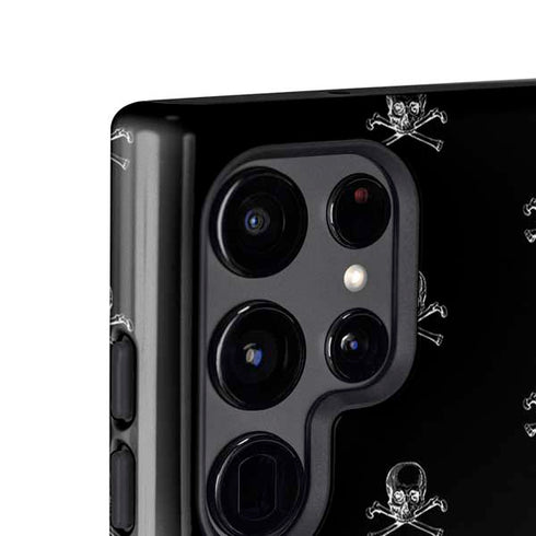 Alchemy Skull and Crossbone Pattern Galaxy S24 Ultra Impact Case