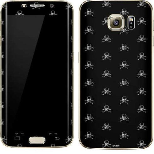 Alchemy Skull and Crossbone Pattern Galaxy S7 Edge Skin