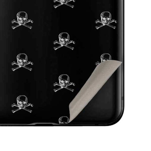 Alchemy Skull and Crossbone Pattern Galaxy Z Flip Skin