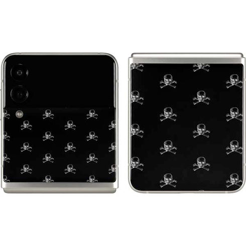 Alchemy Skull and Crossbone Pattern Galaxy Z Flip3 5G Skin