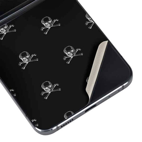 Alchemy Skull and Crossbone Pattern Galaxy Z Flip5 5G Skin