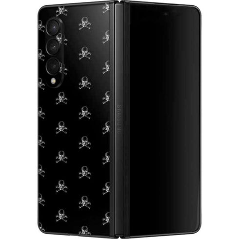 Alchemy Skull and Crossbone Pattern Galaxy Z Fold3 5G Skin