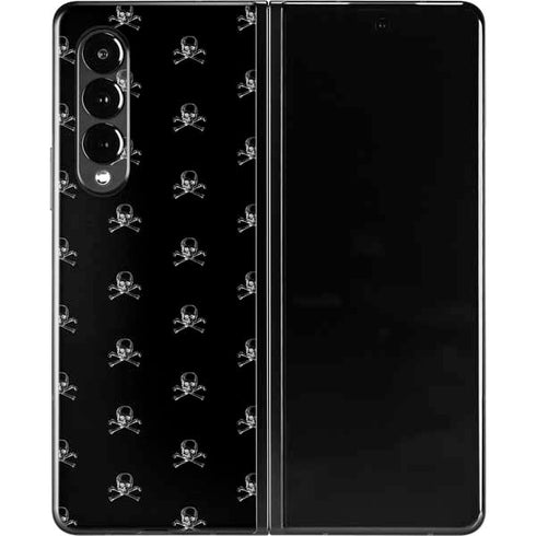 Alchemy Skull and Crossbone Pattern Galaxy Z Fold3 5G Skin