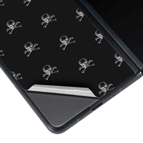 Alchemy Skull and Crossbone Pattern Galaxy Z Fold3 5G Skin