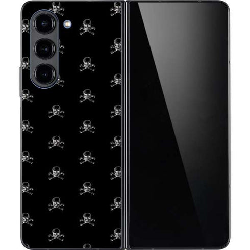 Alchemy Skull and Crossbone Pattern Galaxy Z Fold5 5G Skin