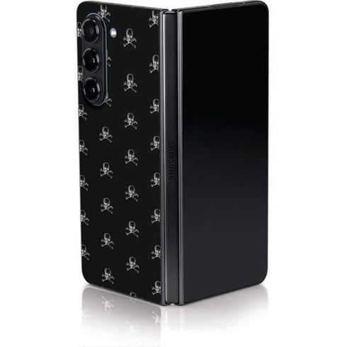Alchemy Skull and Crossbone Pattern Galaxy Z Fold5 5G Skin
