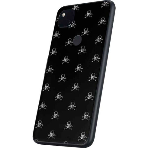 Alchemy Skull and Crossbone Pattern Google Pixel 4a Skin