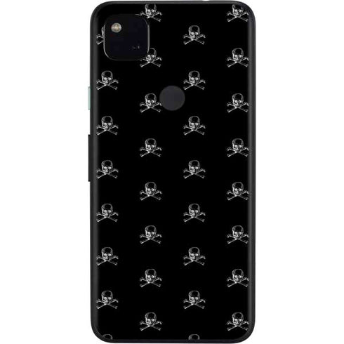 Alchemy Skull and Crossbone Pattern Google Pixel 4a Skin