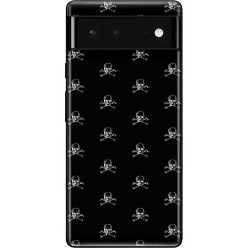 Alchemy Skull and Crossbone Pattern Google Pixel 6 Skin