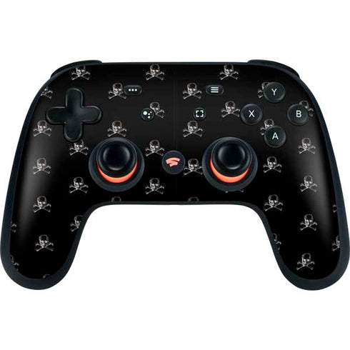 Alchemy Skull and Crossbone Pattern Google Stadia Controller Skin