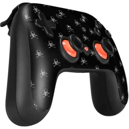 Alchemy Skull and Crossbone Pattern Google Stadia Controller Skin
