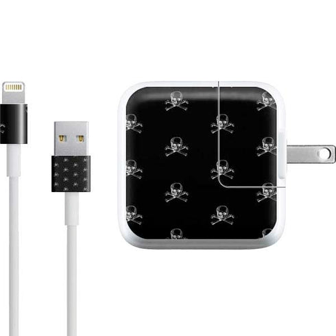 Alchemy Skull and Crossbone Pattern iPad Charger (10W USB) Skin