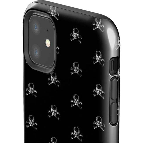 Alchemy Skull and Crossbone Pattern iPhone 11 Impact Case