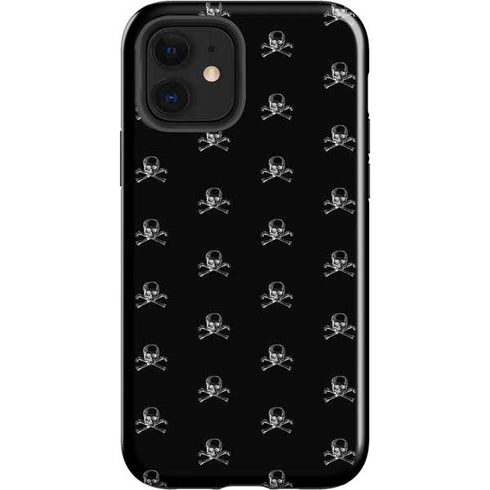 Alchemy Skull and Crossbone Pattern iPhone 12 Impact Case