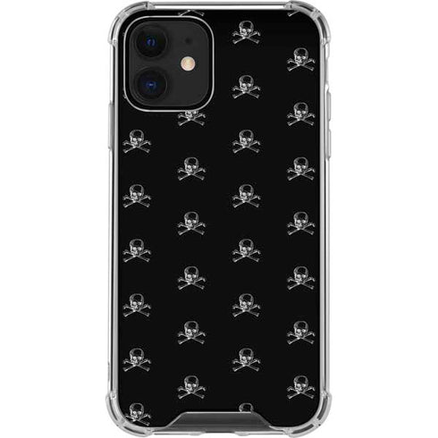 Alchemy Skull and Crossbone Pattern iPhone 12 Mini Clear Case