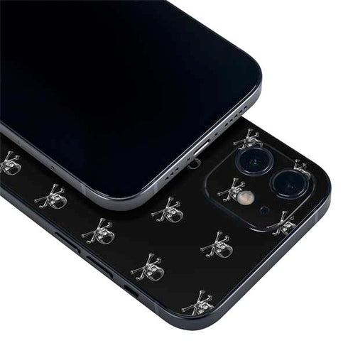Alchemy Skull and Crossbone Pattern iPhone 12 Mini Skin