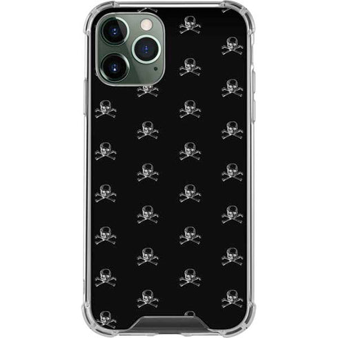 Alchemy Skull and Crossbone Pattern iPhone 12 Pro Clear Case