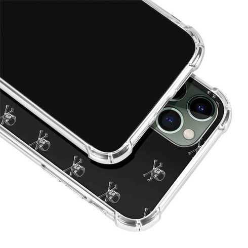 Alchemy Skull and Crossbone Pattern iPhone 12 Pro Clear Case