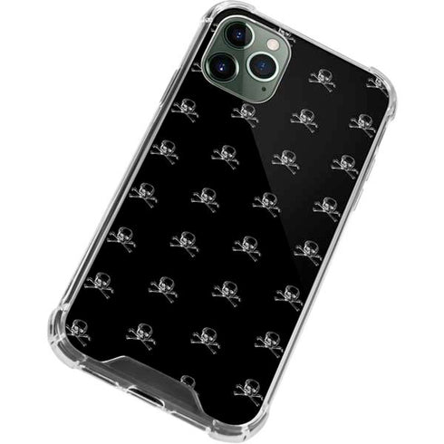 Alchemy Skull and Crossbone Pattern iPhone 12 Pro Clear Case