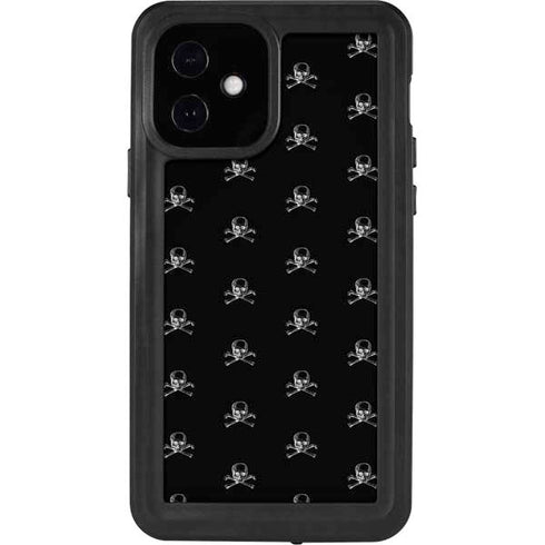 Alchemy Skull and Crossbone Pattern iPhone 12 Waterproof Case