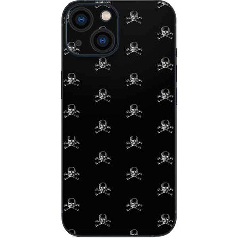 Alchemy Skull and Crossbone Pattern iPhone 13 Mini Skin