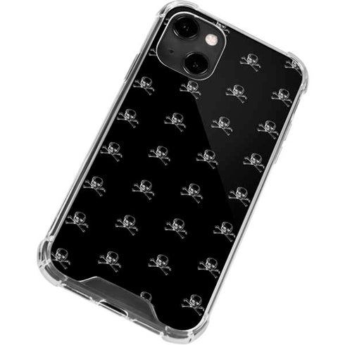Alchemy Skull and Crossbone Pattern iPhone 14 Clear Case