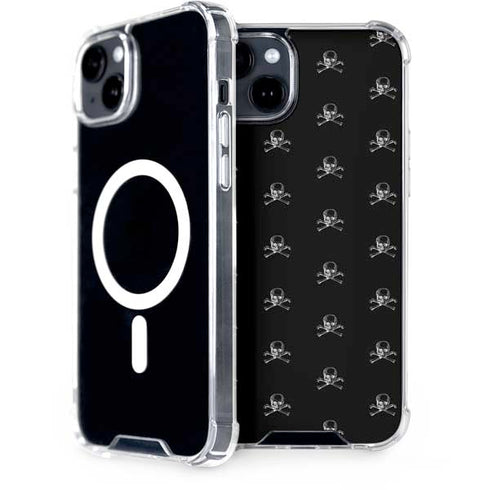Alchemy Skull and Crossbone Pattern iPhone 14 Plus MagSafe Case