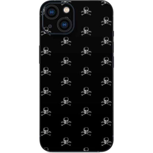 Alchemy Skull and Crossbone Pattern iPhone 14 Plus Skin