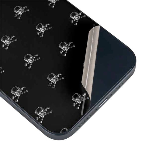 Alchemy Skull and Crossbone Pattern iPhone 14 Plus Skin