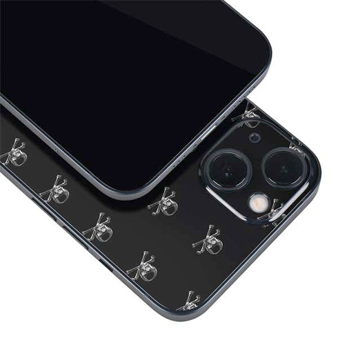 Alchemy Skull and Crossbone Pattern iPhone 14 Plus Skin