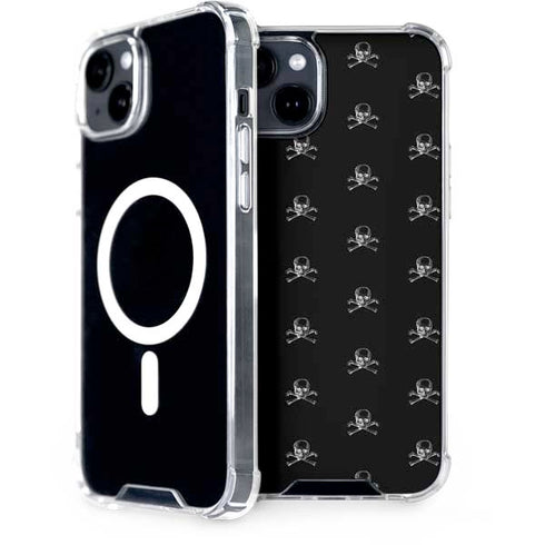 Alchemy Skull and Crossbone Pattern iPhone 15 Plus MagSafe Case