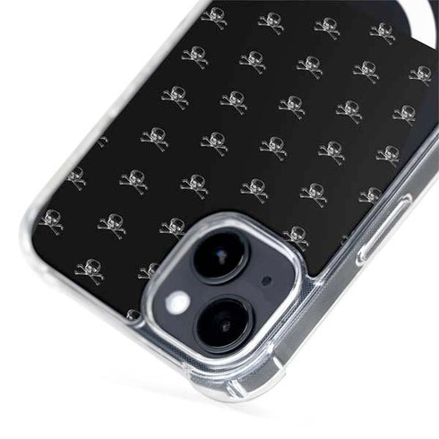 Alchemy Skull and Crossbone Pattern iPhone 15 Plus MagSafe Case