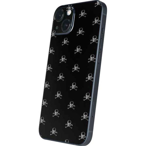 Alchemy Skull and Crossbone Pattern iPhone 15 Plus Skin