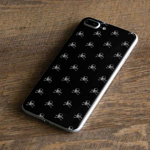 Alchemy Skull and Crossbone Pattern iPhone 8 Plus Skin