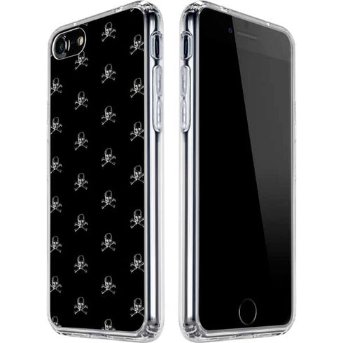 Alchemy Skull and Crossbone Pattern iPhone SE (2nd & 3rd Gen) Clear Case