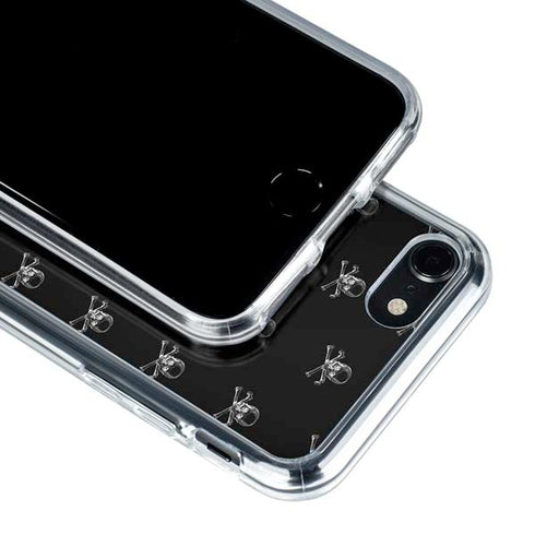 Alchemy Skull and Crossbone Pattern iPhone SE (2nd & 3rd Gen) Clear Case