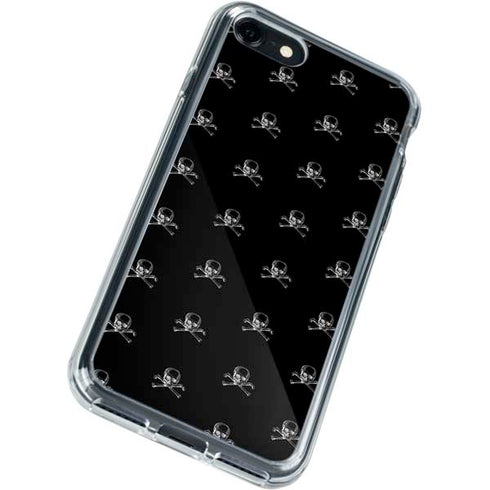 Alchemy Skull and Crossbone Pattern iPhone SE (2nd & 3rd Gen) Clear Case