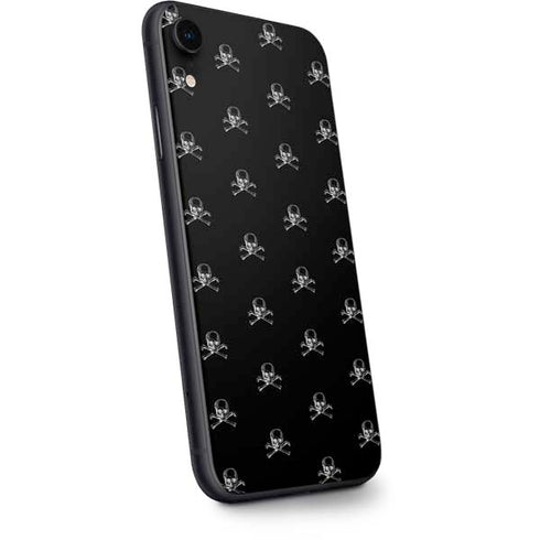 Alchemy Skull and Crossbone Pattern iPhone XR Skin