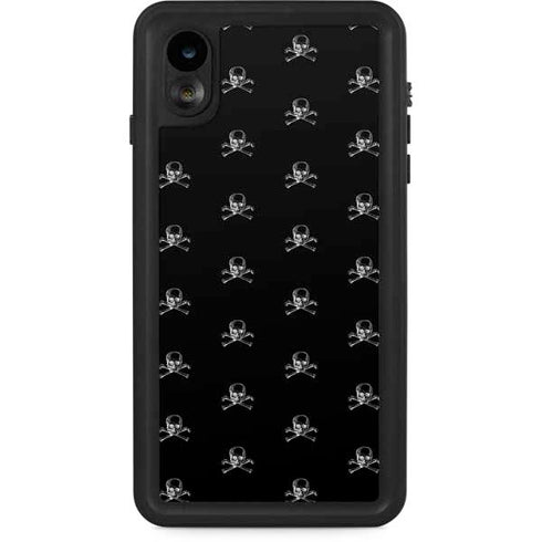 Alchemy Skull and Crossbone Pattern iPhone XR Waterproof Case
