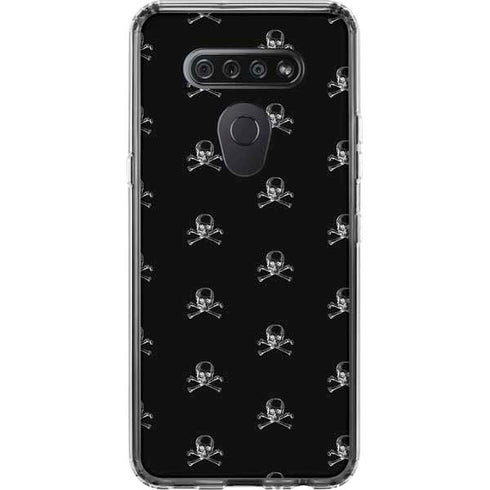 Alchemy Skull and Crossbone Pattern LG K51/Q51 Clear Case