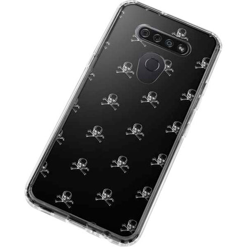 Alchemy Skull and Crossbone Pattern LG K51/Q51 Clear Case
