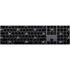 Alchemy Skull and Crossbone Pattern Magic Keyboard with Numeric Keypad Skin