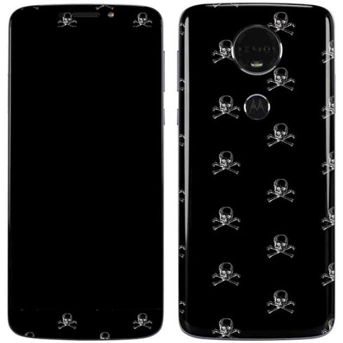 Alchemy Skull and Crossbone Pattern Moto E5 Plus Skin